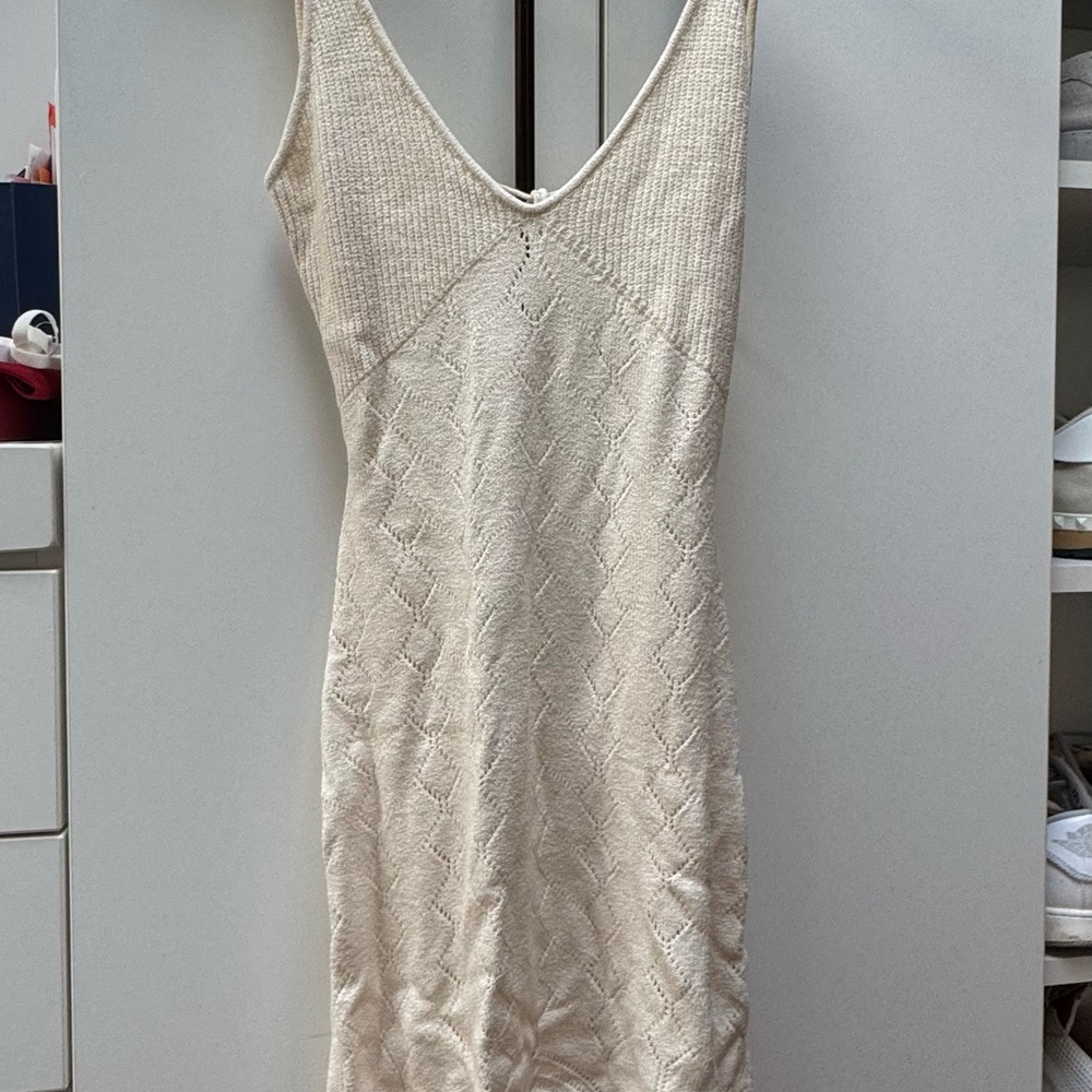 L*Space Cream Knit Swim Coverup